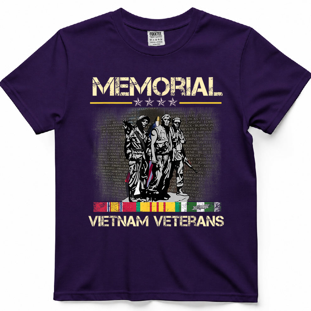 Vietnam Veterans Memorial Wall, Proud US Vietnam Veterans T-Shirt