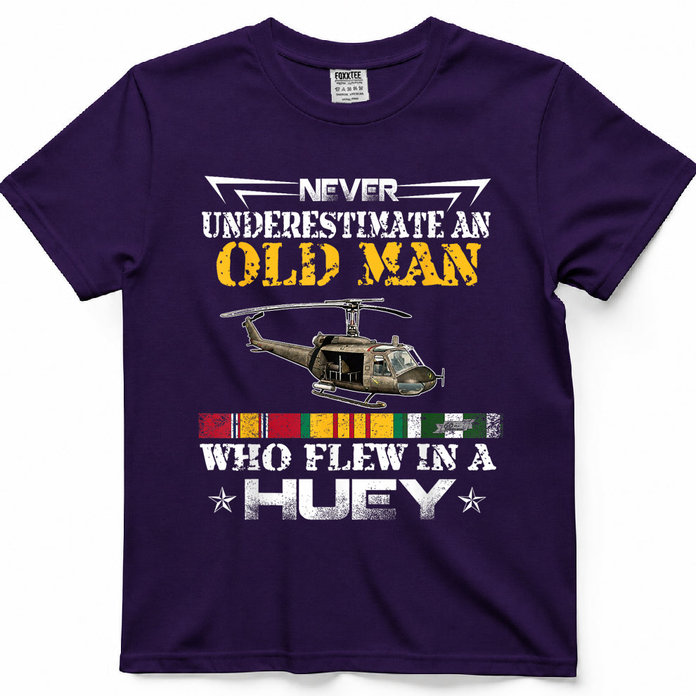 Vietnam Veteran Vet T shirt Uh-1 Huey Helicopter T-Shirt