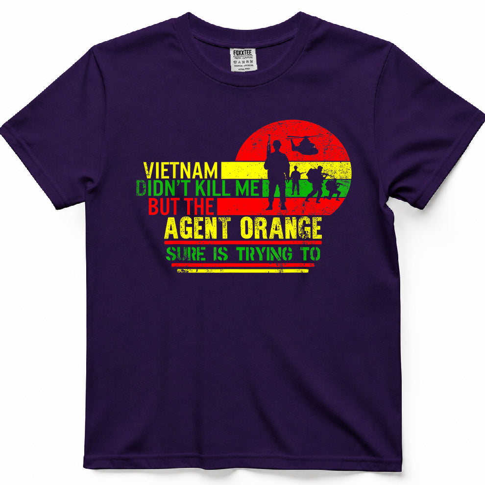 Vietnam Veterans Day Orange Agent Victims Retired Soldiers T-Shirt1