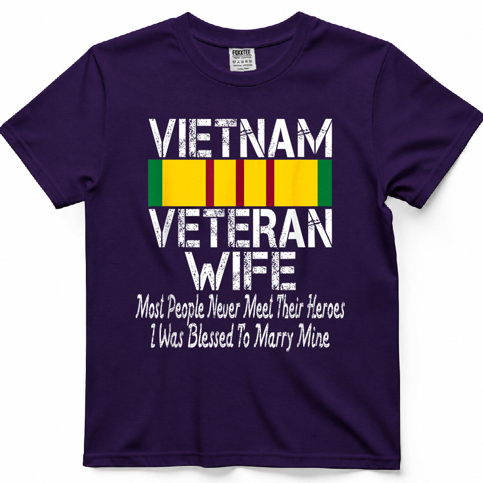Vietnam Veteran Wife Design T-Shirt