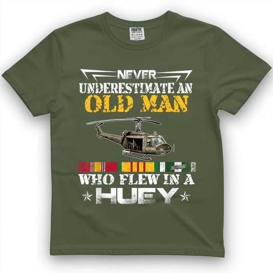Vietnam Veteran Vet T shirt Uh-1 Huey Helicopter T-Shirt