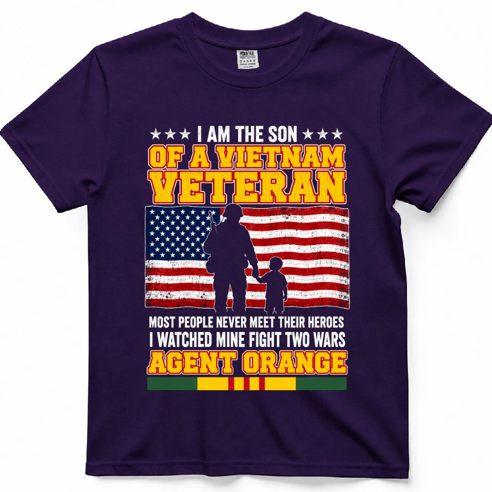 I Am The Son Of A Vietnam Veteran I Watched Mine Fight Two Wars T-Shirt