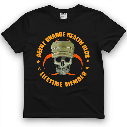 Orange Agent Health Club Lifetime Member Vietnam Veterans T-Shirt