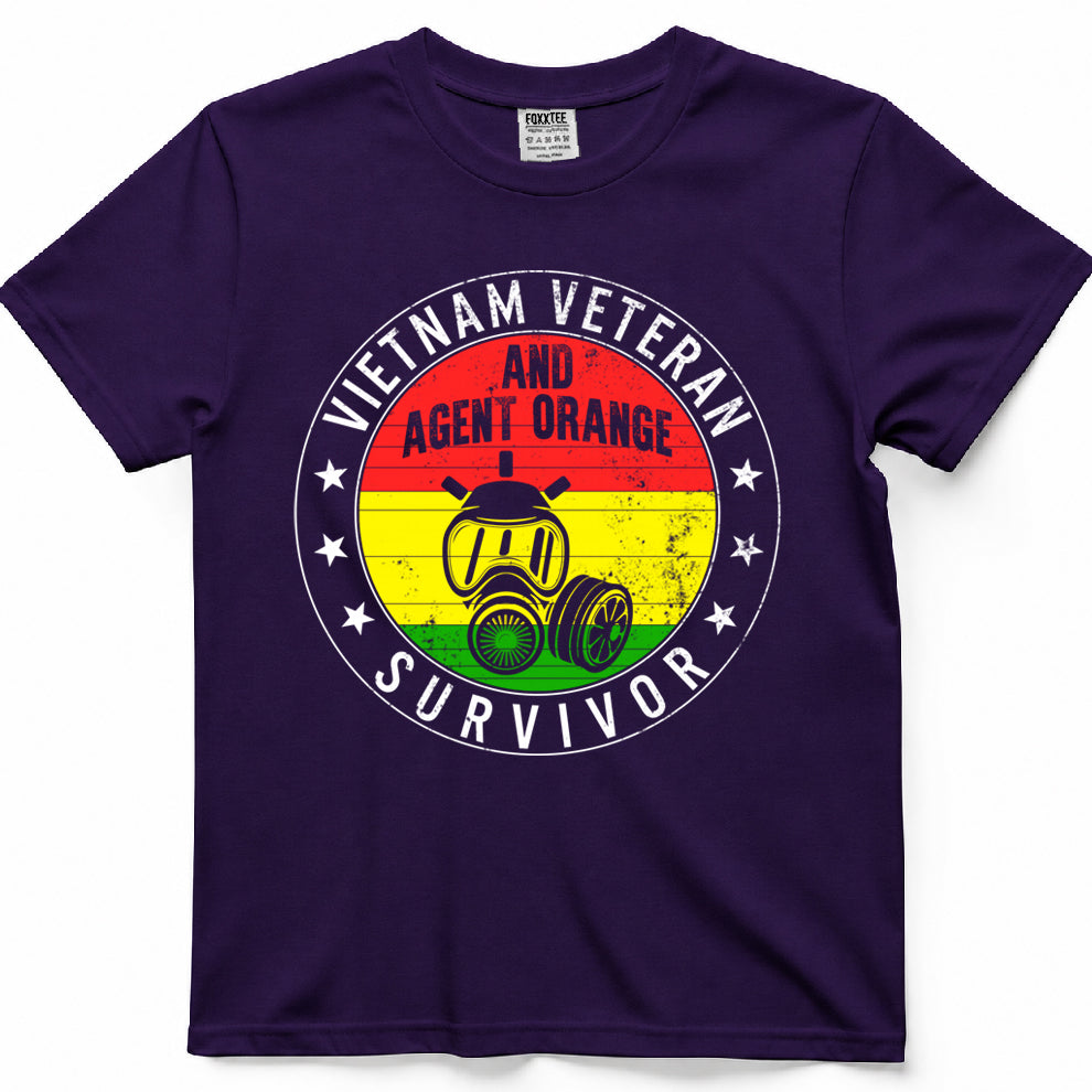 Vietnam Veteran And Orange Agent Survivor Veterans Day Men Comfort Colors t-shirt11