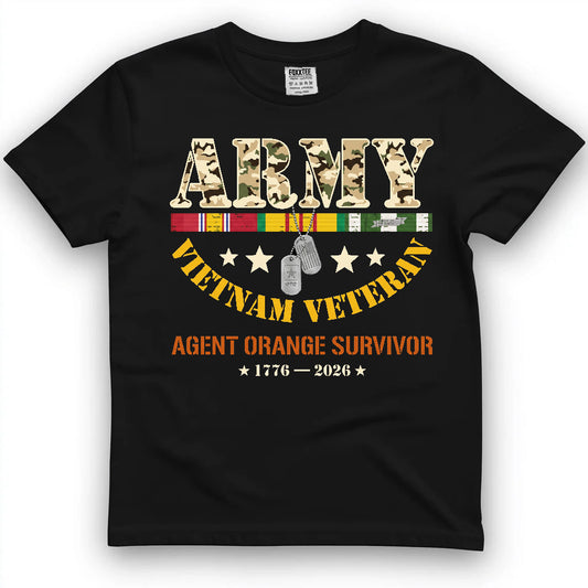 Army Vietnam Veteran Agent Orange Survivor Shirt