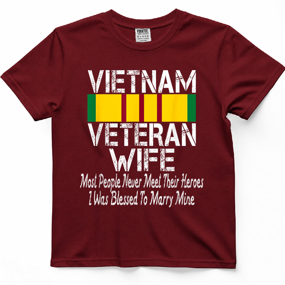 Vietnam Veteran Wife Design T-Shirt