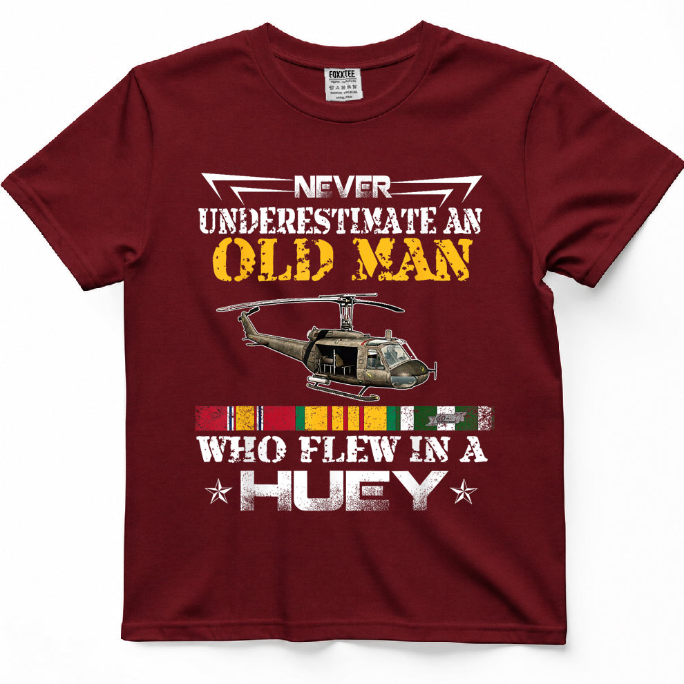Vietnam Veteran Vet T shirt Uh-1 Huey Helicopter T-Shirt