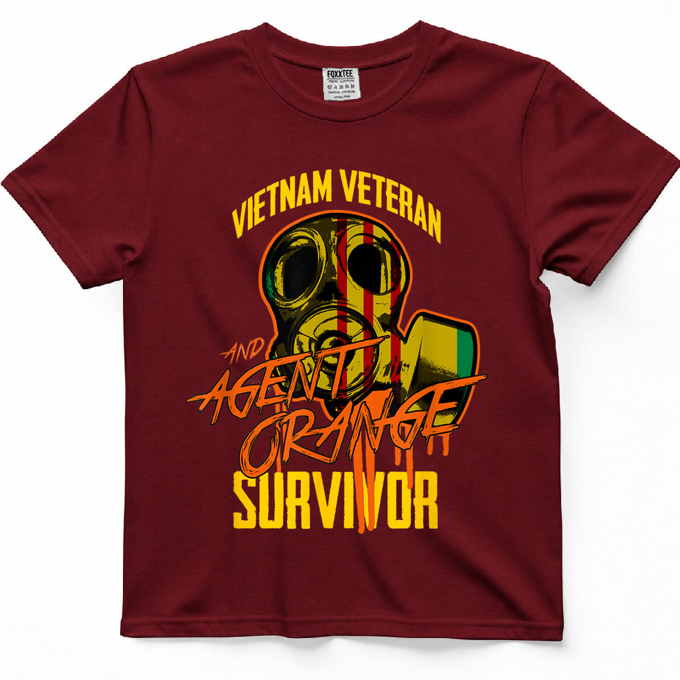 VIETNAM VETERAN AND AGENT ORANGE SURVIVOR T-Shirt