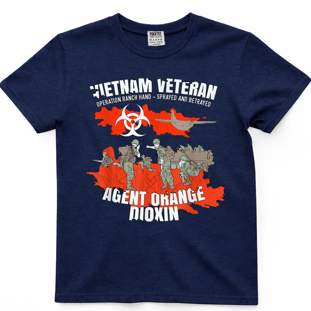 Vietnam Veteran Agent Orange Sprayed and Betrayed T-Shirt