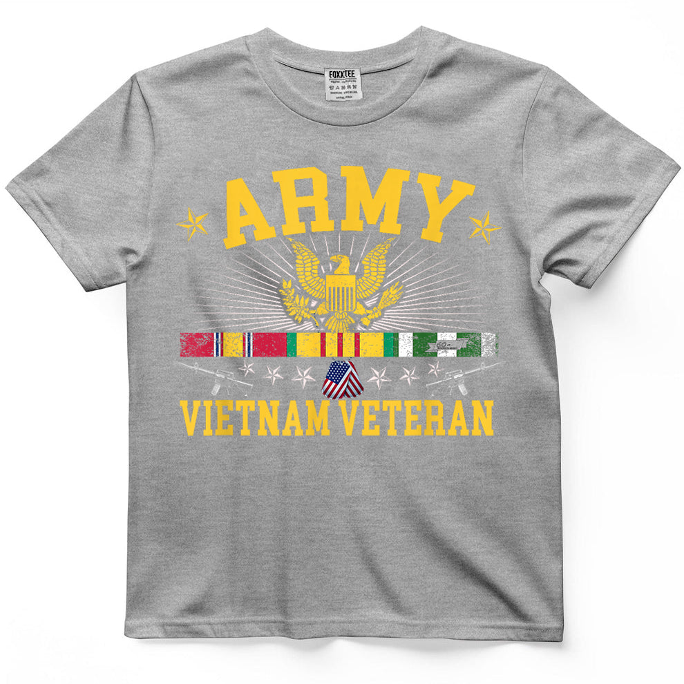 US Vietnam Veteran USA Flag -Veteran Vietnam T-Shirt