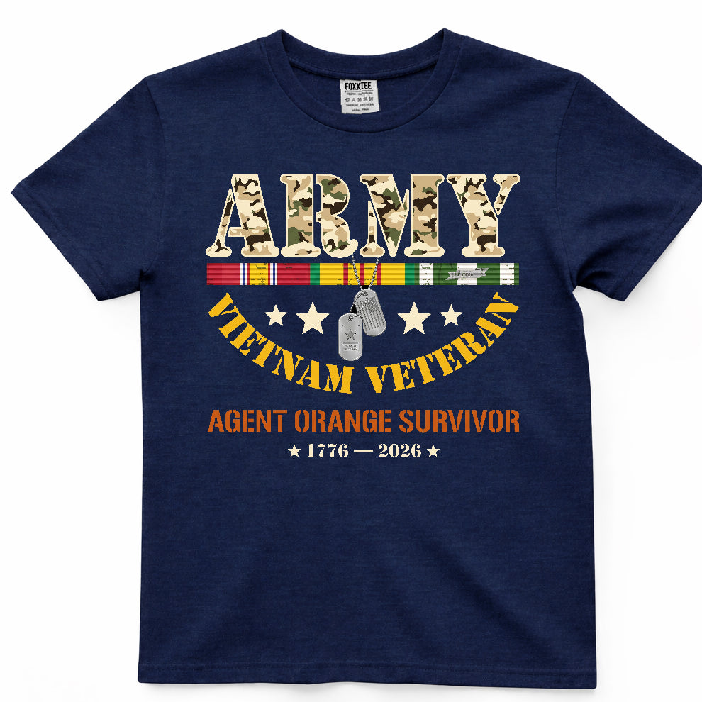 Army Vietnam Veteran Agent Orange Survivor Shirt
