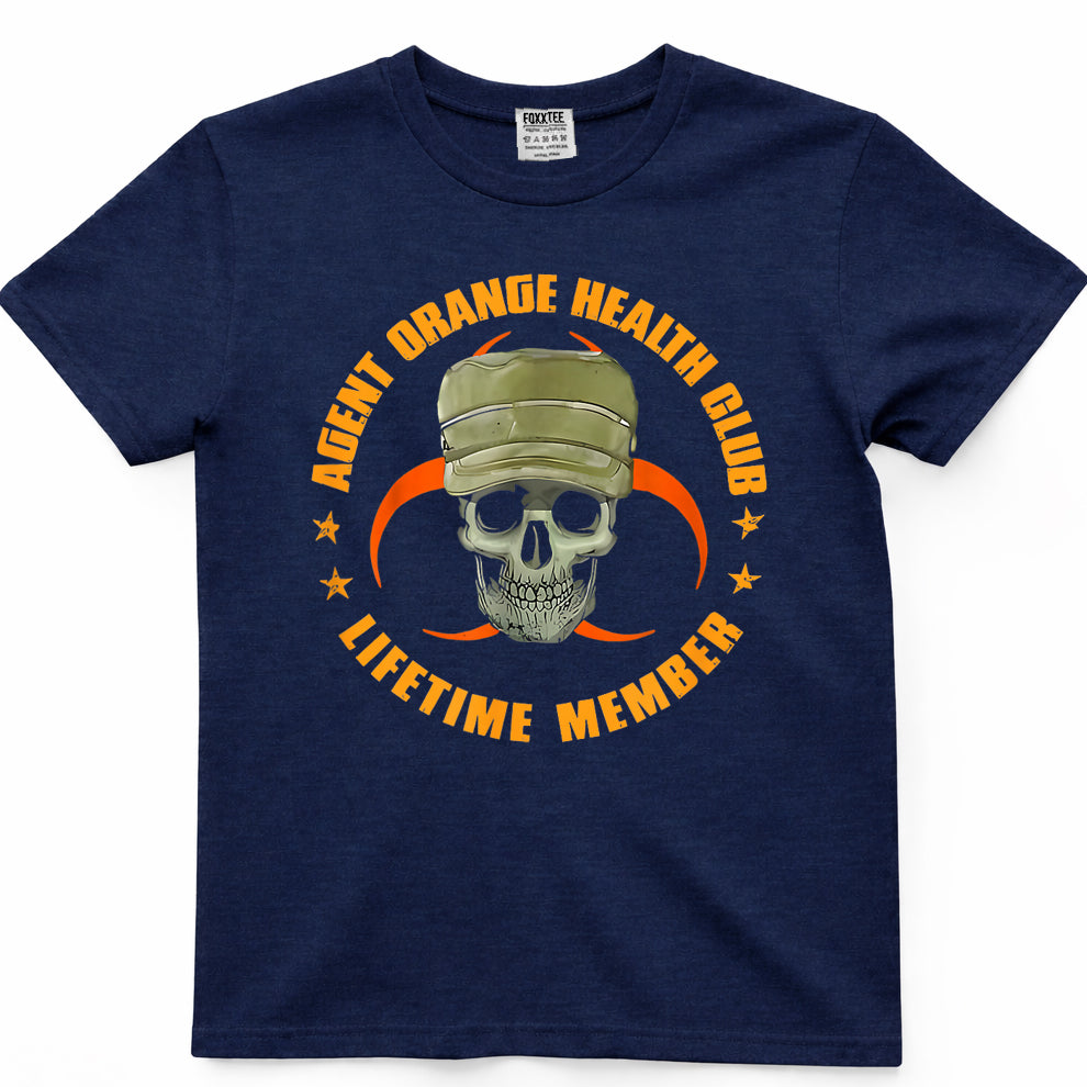 Orange Agent Health Club Lifetime Member Vietnam Veterans T-Shirt