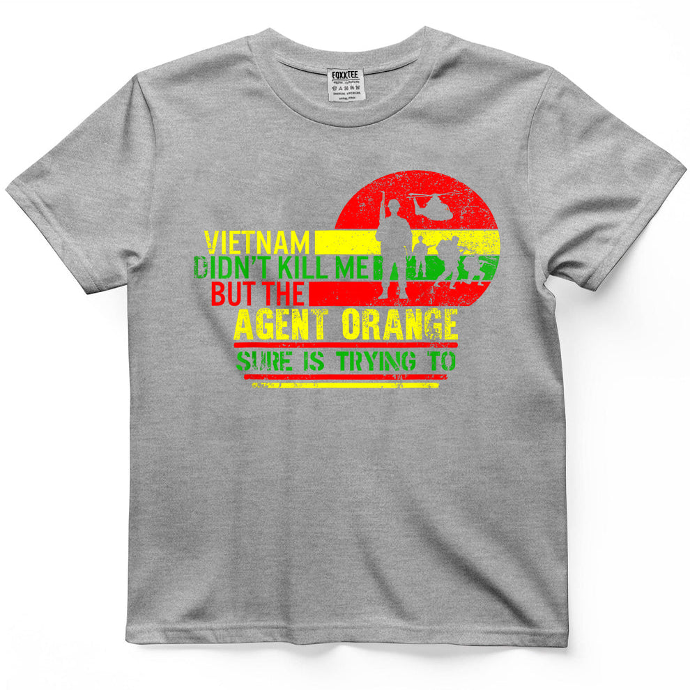Vietnam Veterans Day Orange Agent Victims Retired Soldiers T-Shirt1