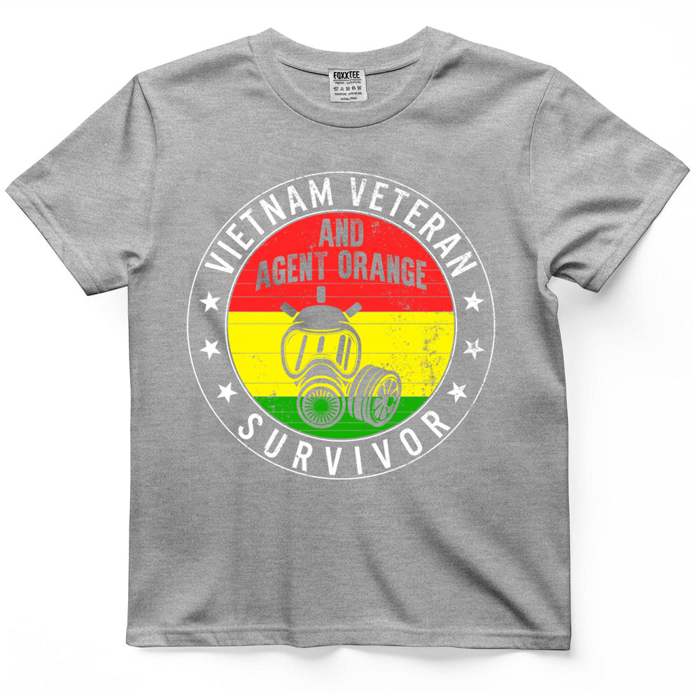 Vietnam Veteran And Orange Agent Survivor Veterans Day Men Comfort Colors t-shirt11