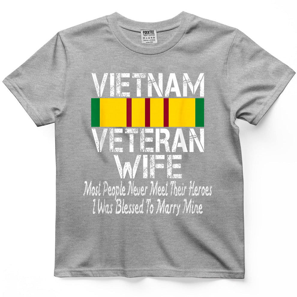 Vietnam Veteran Wife Design T-Shirt