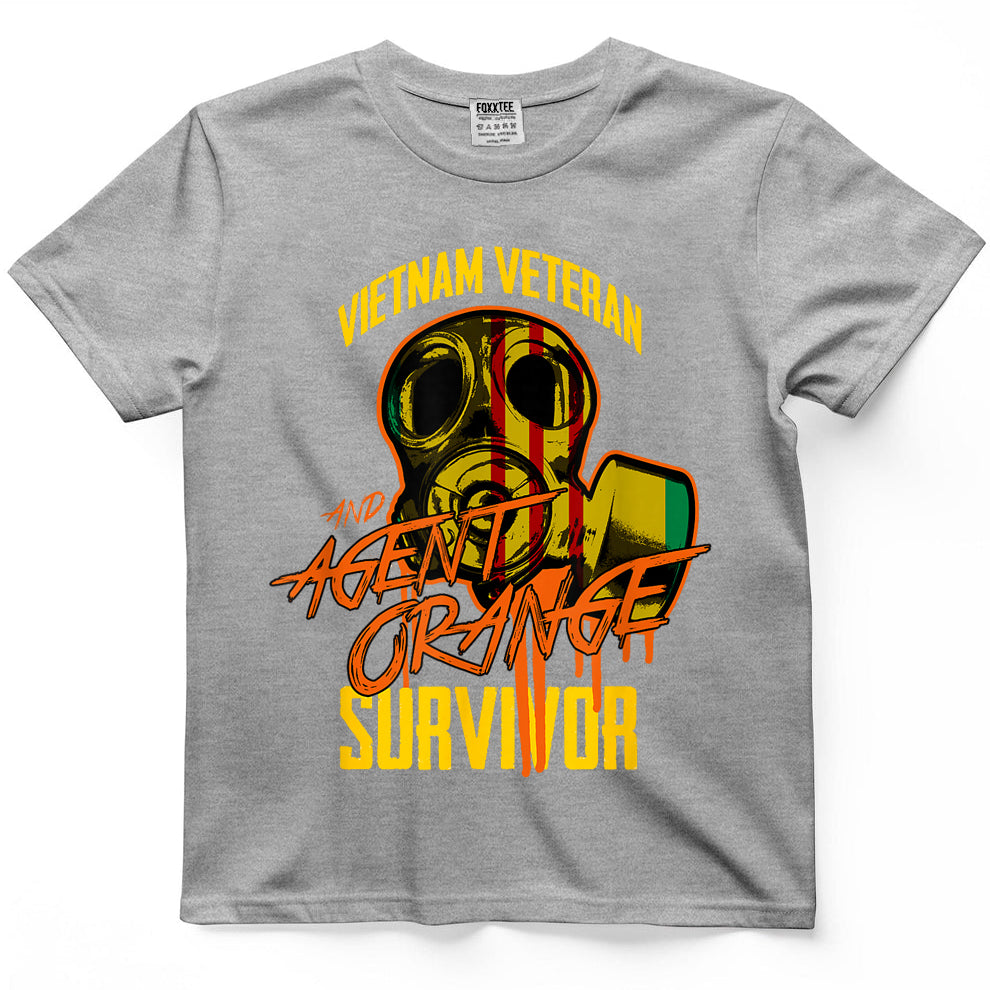VIETNAM VETERAN AND AGENT ORANGE SURVIVOR T-Shirt