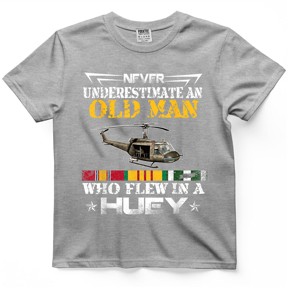 Vietnam Veteran Vet T shirt Uh-1 Huey Helicopter T-Shirt