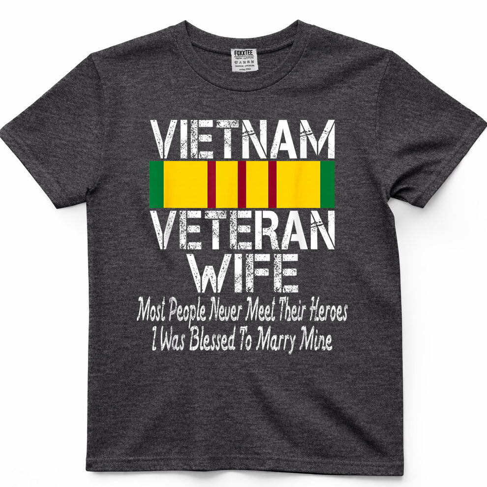 Vietnam Veteran Wife Design T-Shirt