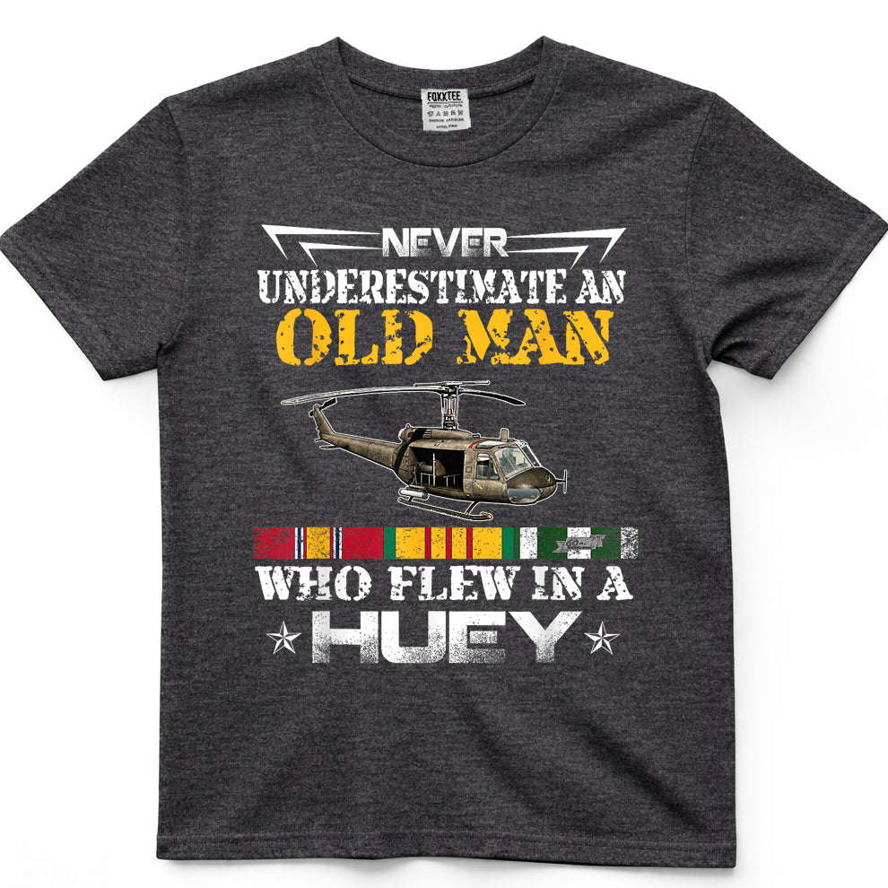 Vietnam Veteran Vet T shirt Uh-1 Huey Helicopter T-Shirt