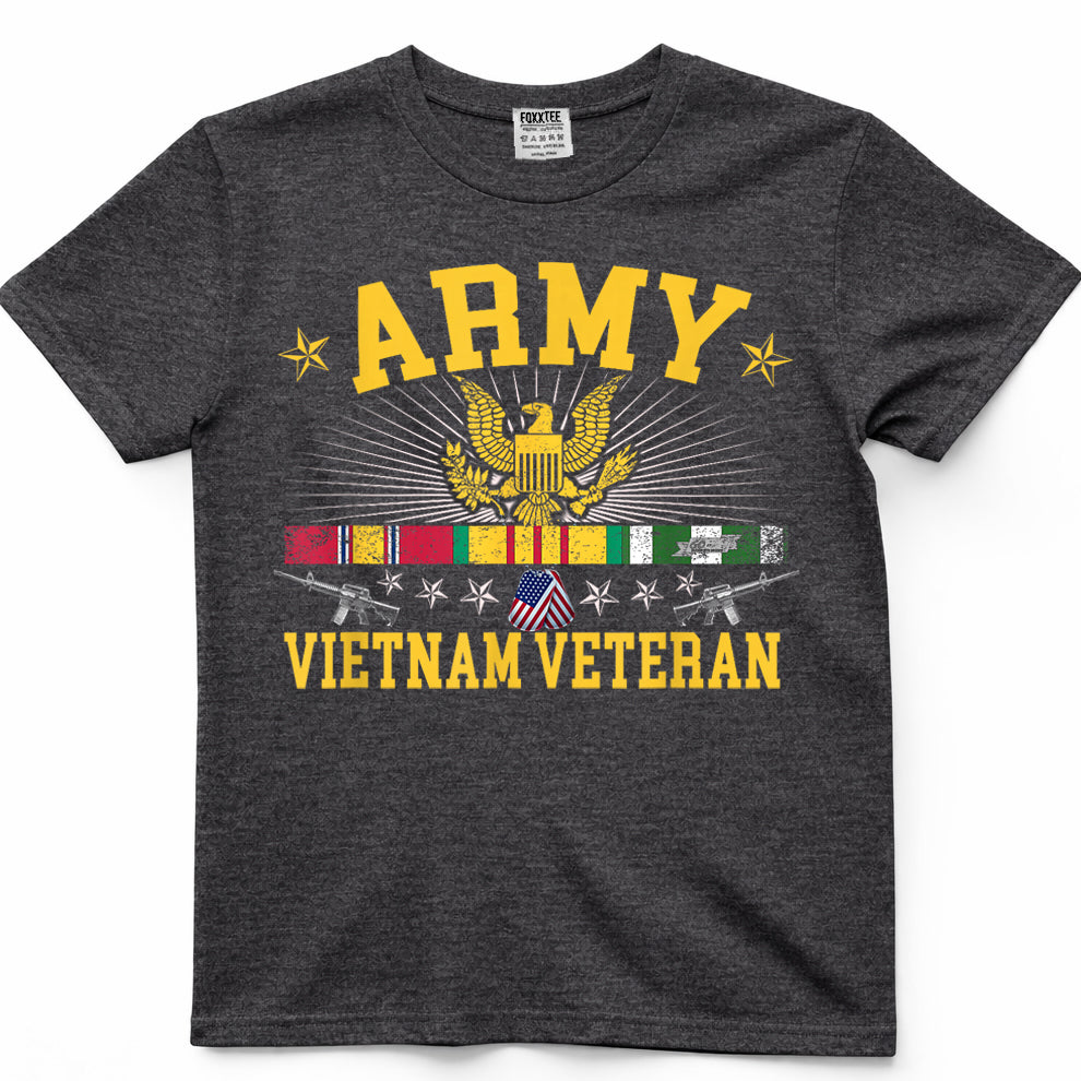 US Vietnam Veteran USA Flag -Veteran Vietnam T-Shirt