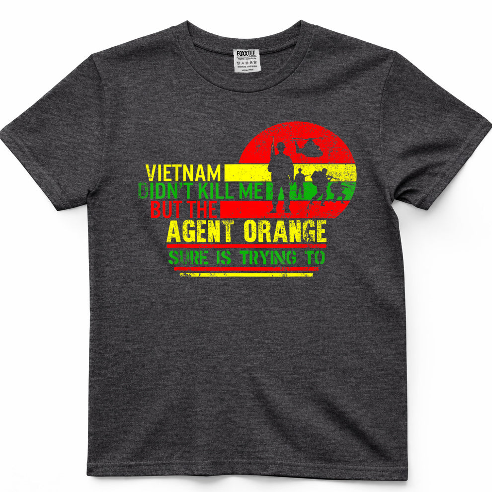 Vietnam Veterans Day Orange Agent Victims Retired Soldiers T-Shirt1