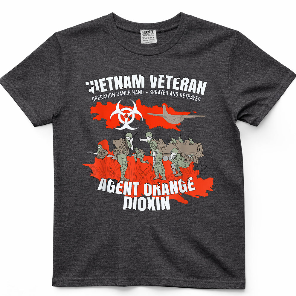 Vietnam Veteran Agent Orange Sprayed and Betrayed T-Shirt