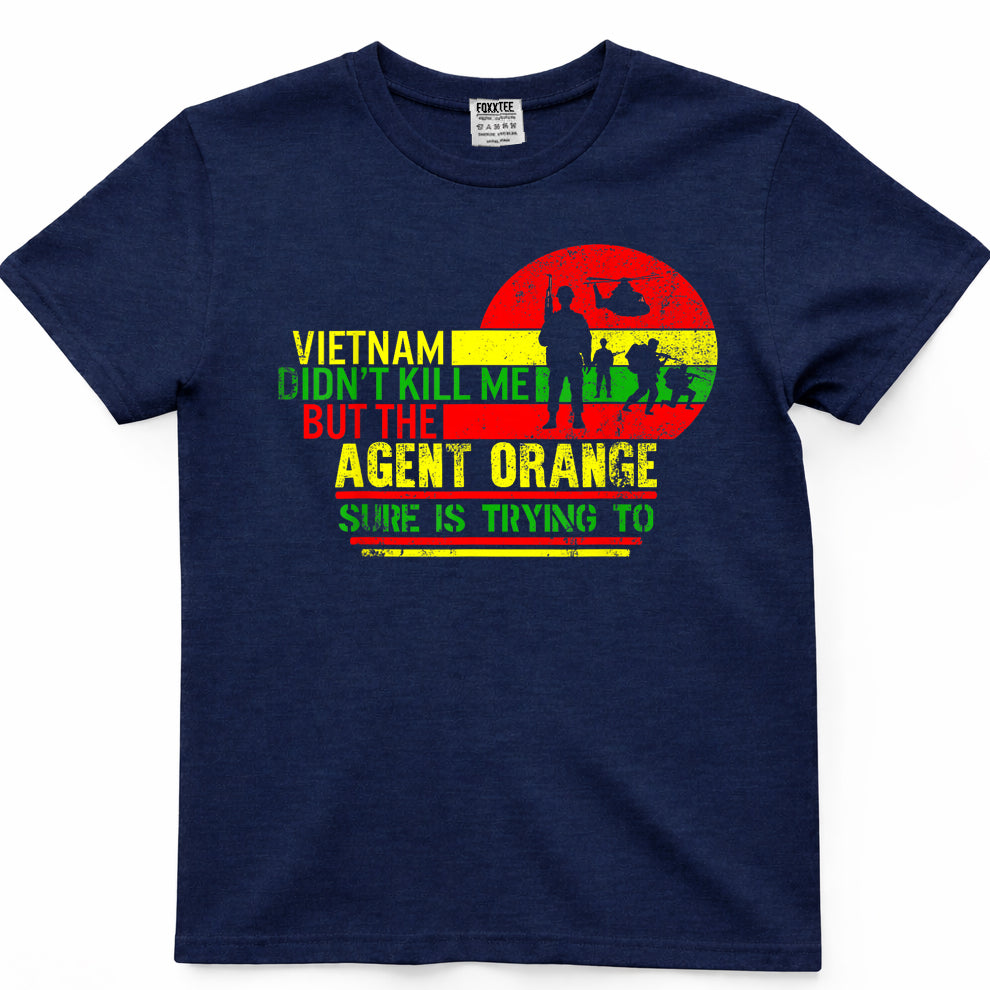 Vietnam Veterans Day Orange Agent Victims Retired Soldiers T-Shirt1
