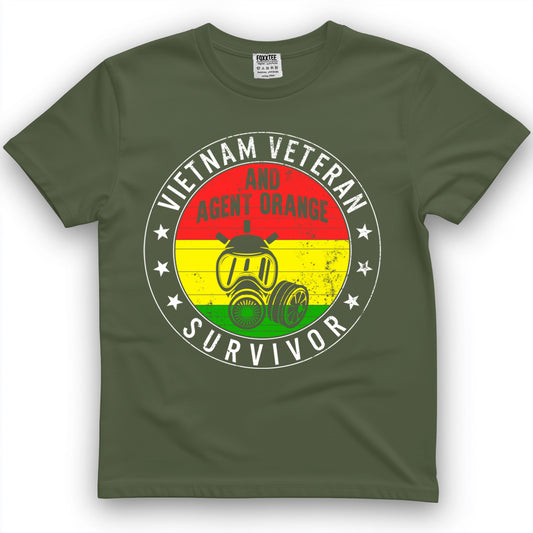 Vietnam Veteran And Orange Agent Survivor Veterans Day Men Comfort Colors t-shirt11