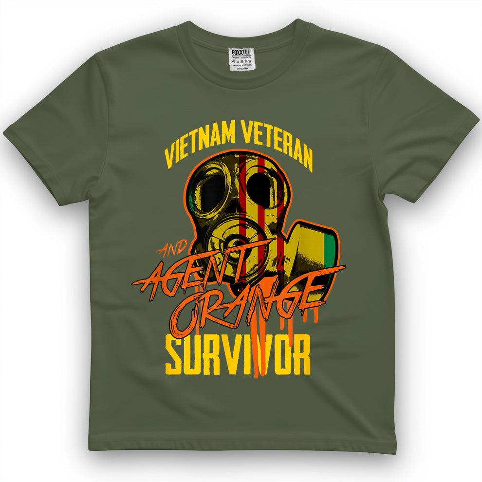 VIETNAM VETERAN AND AGENT ORANGE SURVIVOR T-Shirt