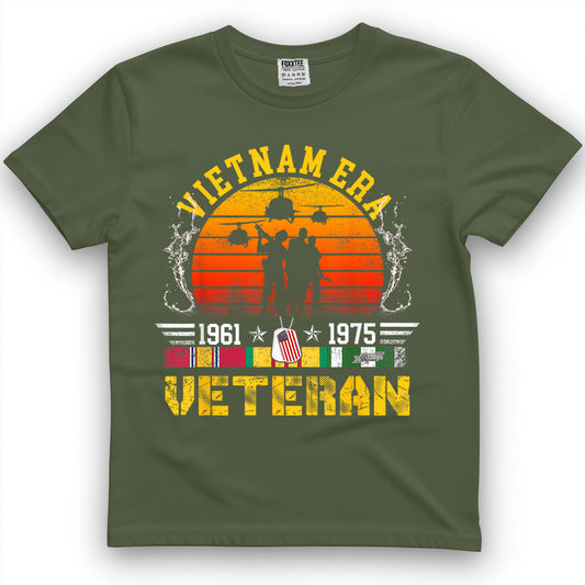 Veteran Gift T-Shirt Vietnam War Era Retired Soldier T-Shirt