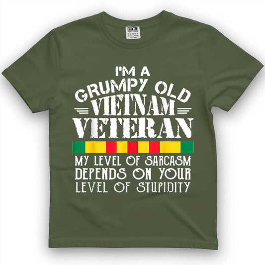 Never Underestimate an Old Man Who is Also Vietnam Veteran T-Shirt