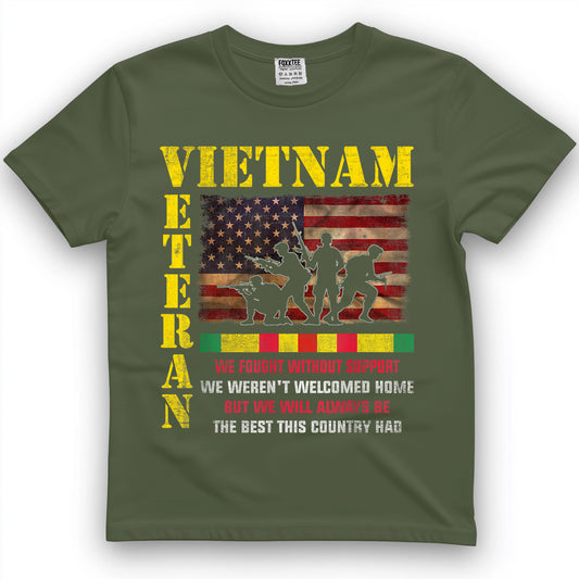 Vietnam Veteran - The Best America Had Military Family T-Shirt