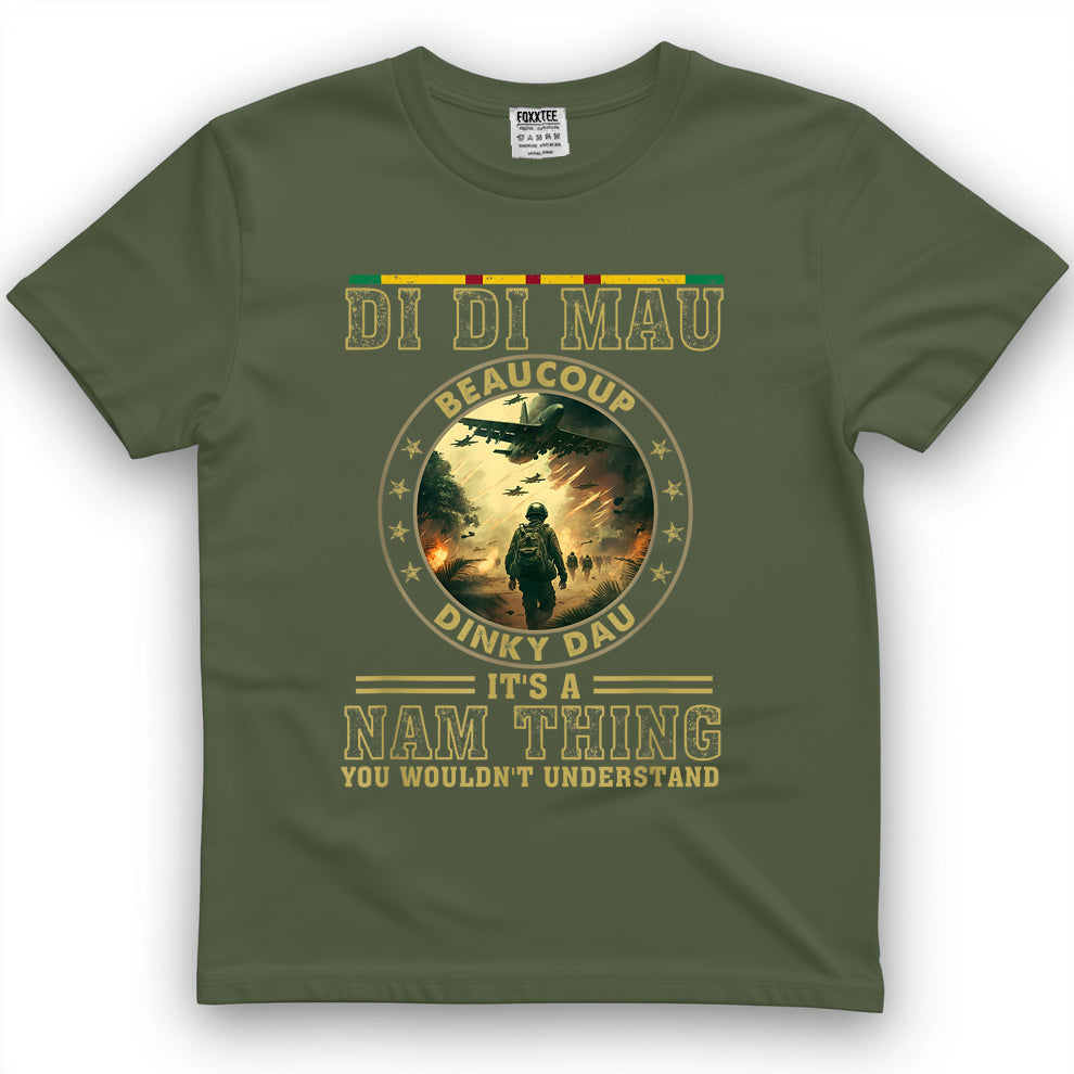 Vietnam Veteran Di Di Mau, Vietnam War Memory, Memorial Day T-Shirt