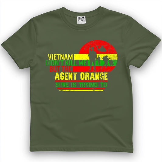Vietnam Veterans Day Orange Agent Victims Retired Soldiers T-Shirt1