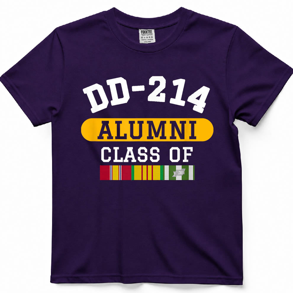 DD-214 Alumni Class of Vietnam Veteran Pride T-Shirt