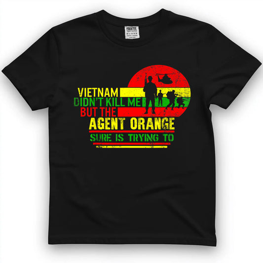 Vietnam Veterans Day Orange Agent Victims Retired Soldiers T-Shirt1