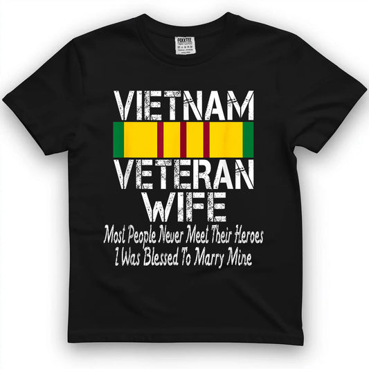 Vietnam Veteran Wife Design T-Shirt