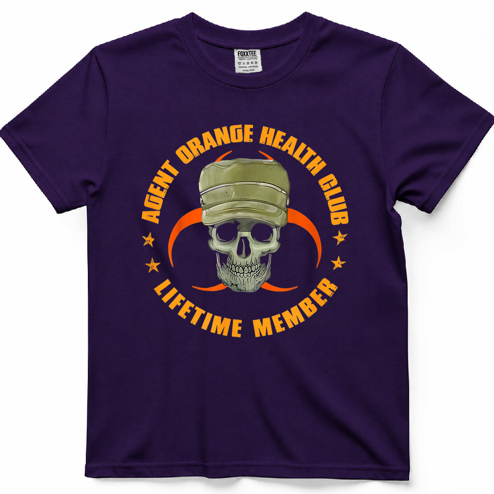 Orange Agent Health Club Lifetime Member Vietnam Veterans T-Shirt