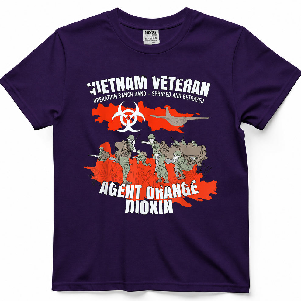 Vietnam Veteran Agent Orange Sprayed and Betrayed T-Shirt