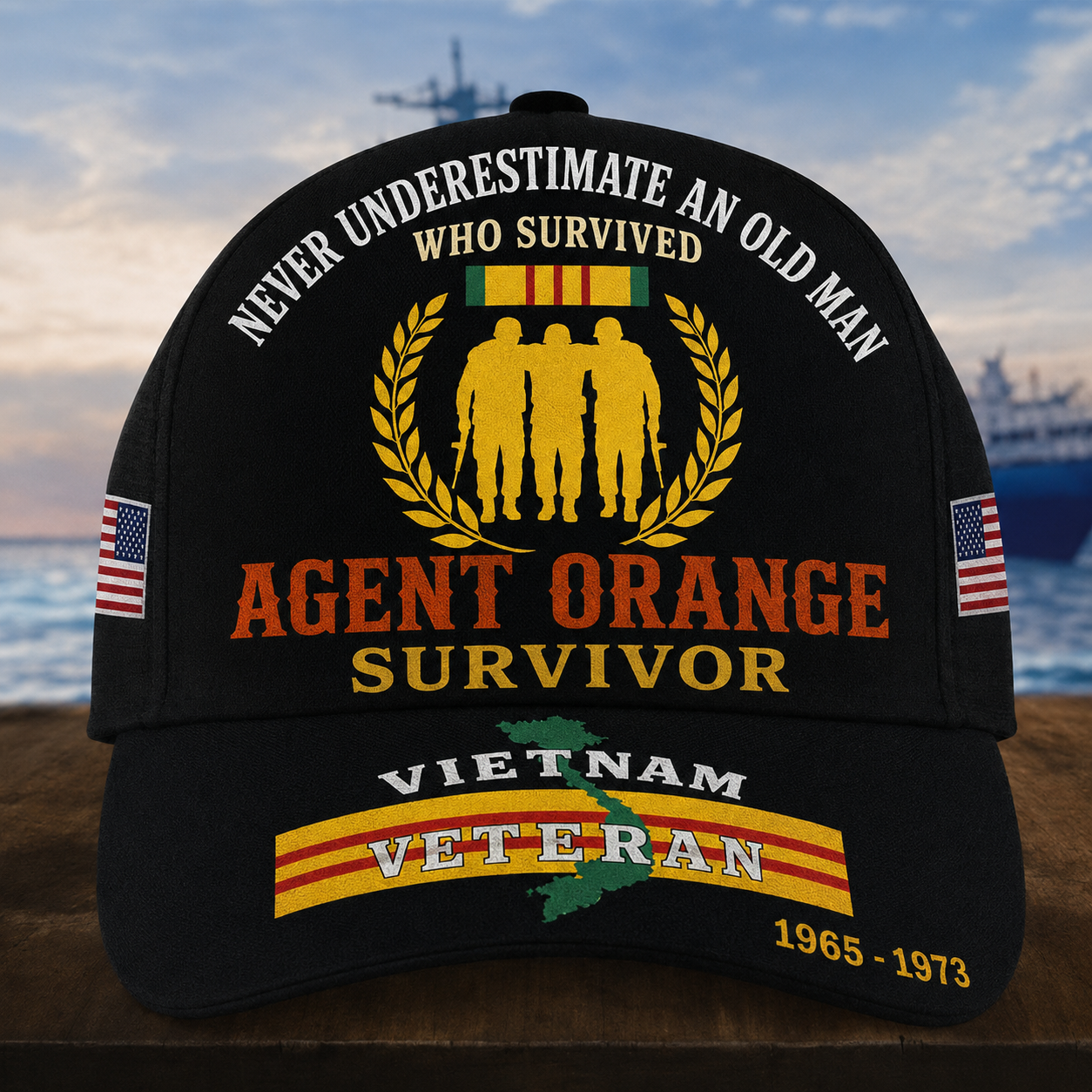 Never Underestimate An Old Man Who Survived Agent Orange Cap