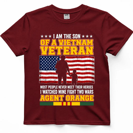 I Am The Son Of A Vietnam Veteran I Watched Mine Fight Two Wars T-Shirt