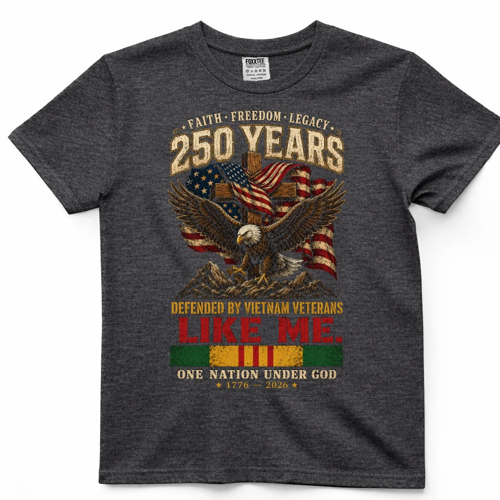 250 Years Faith Freedom Legacy Shirt