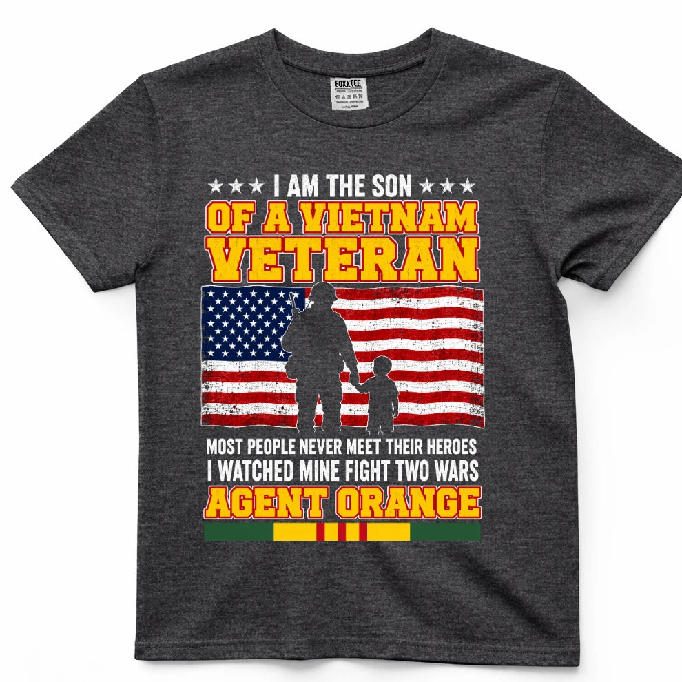 I Am The Son Of A Vietnam Veteran I Watched Mine Fight Two Wars T-Shirt