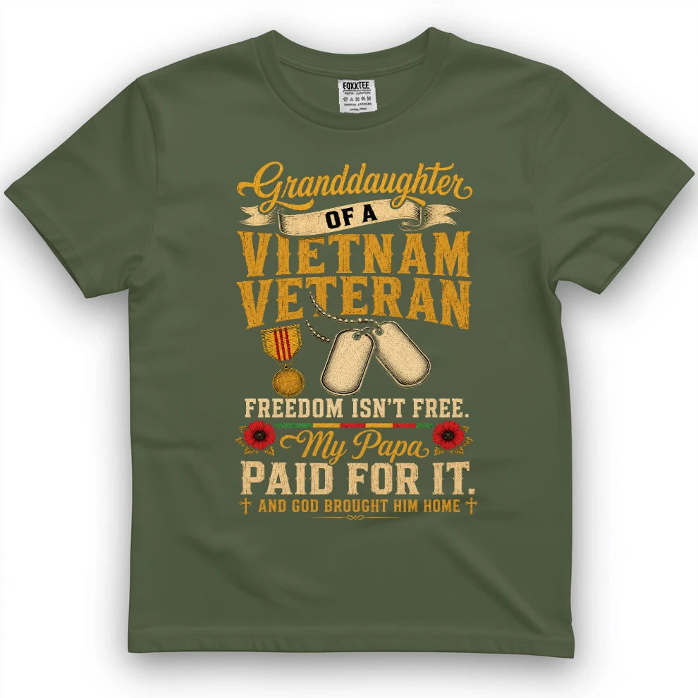 Granddaughter Of A Vietnam Veteran