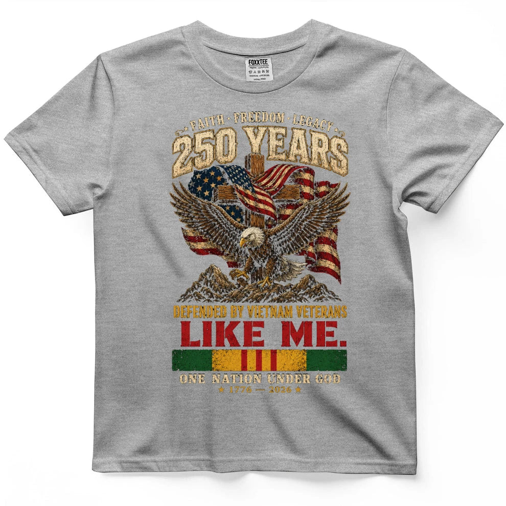 250 Years Faith Freedom Legacy Shirt