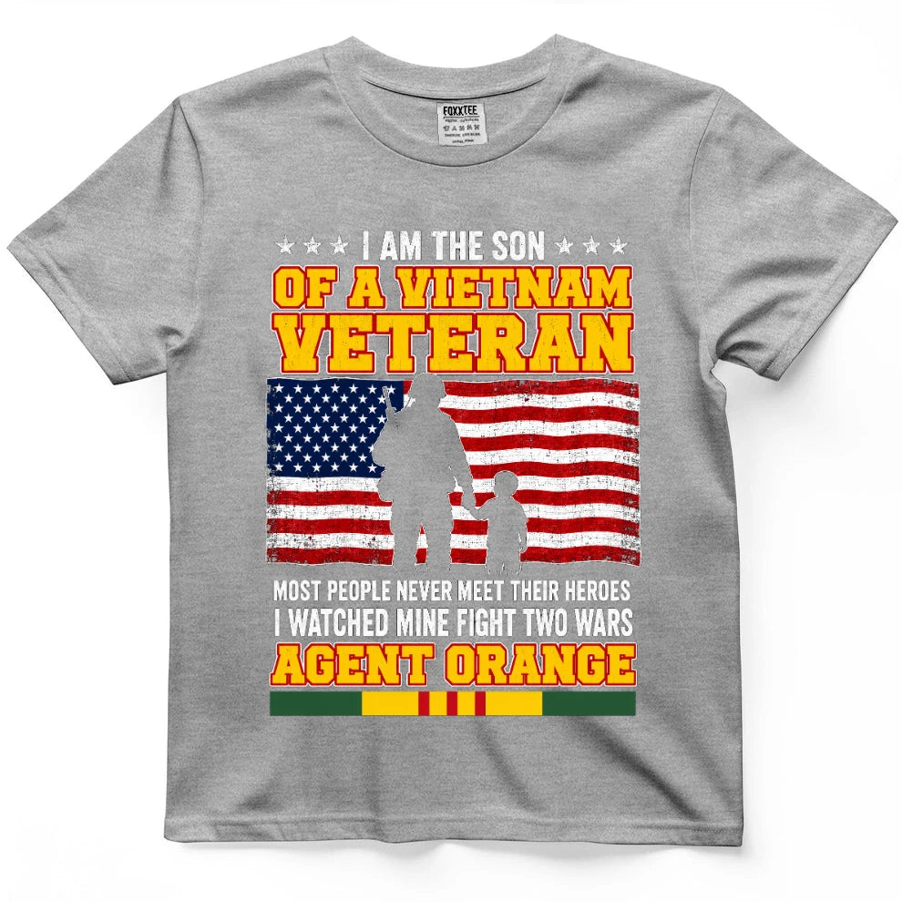 I Am The Son Of A Vietnam Veteran I Watched Mine Fight Two Wars T-Shirt