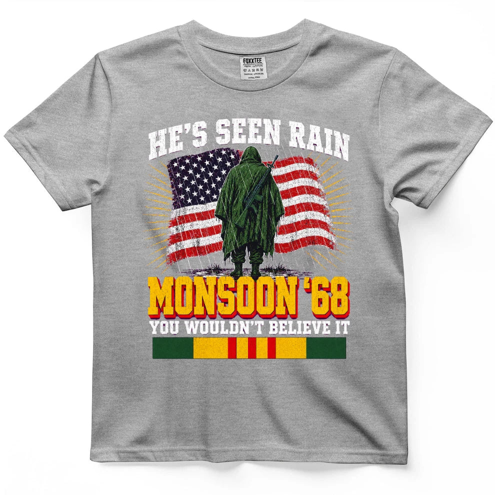 He's Seen Rain You Wouldn't Believe Monsoon '68 T-Shirt