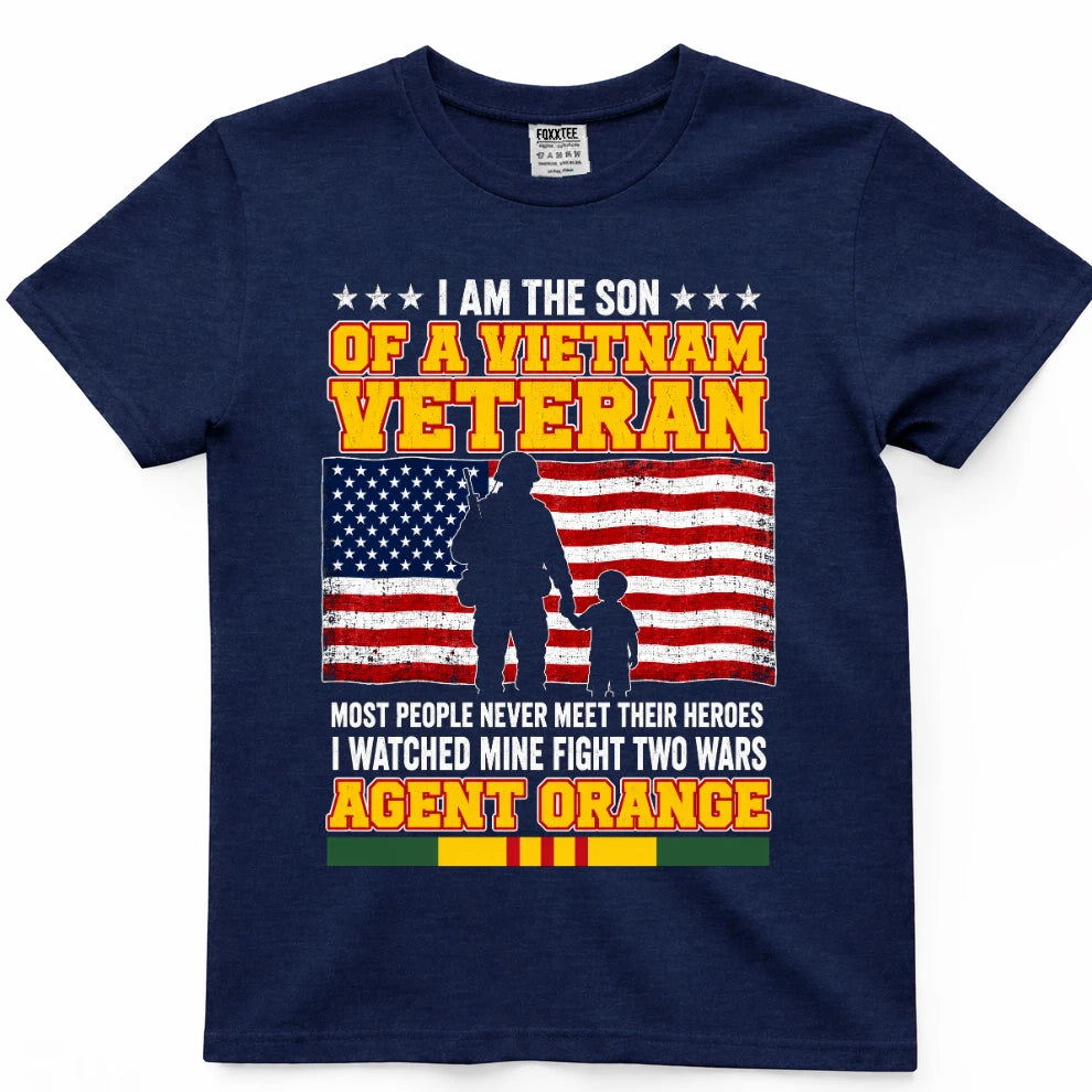 I Am The Son Of A Vietnam Veteran I Watched Mine Fight Two Wars T-Shirt