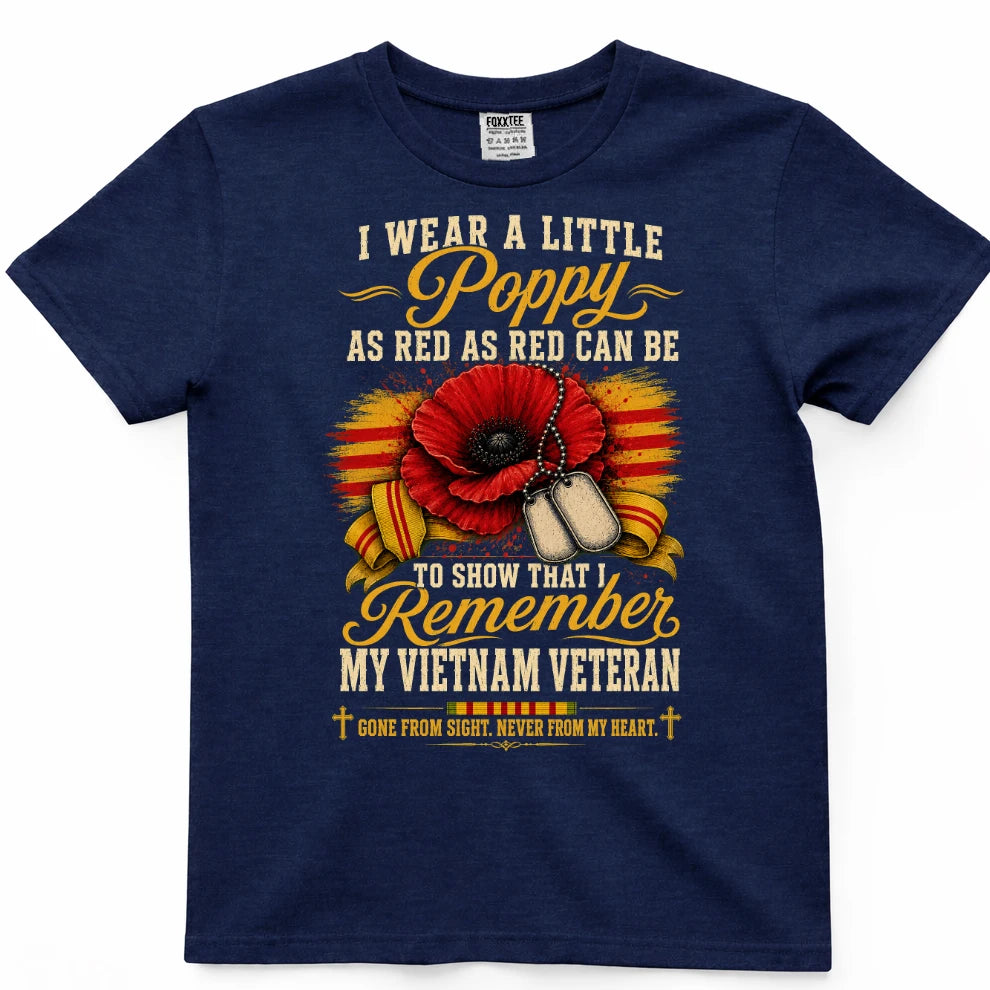 I Wear A Little Poppy For My Vietnam Veteran