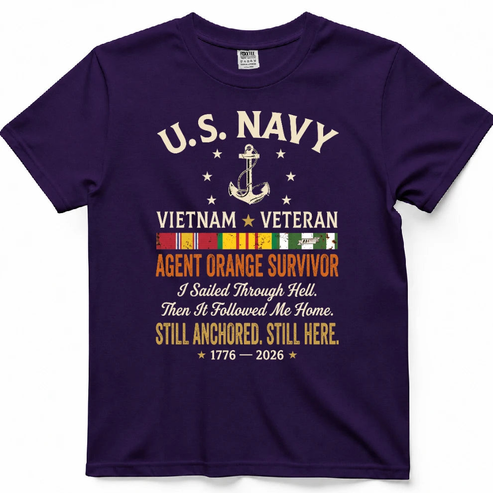 US Navy Vietnam Veteran Agent Orange Survivor Shirt